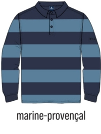 Mousqueton Genois-B Rugby Polo - Marine/Provencal