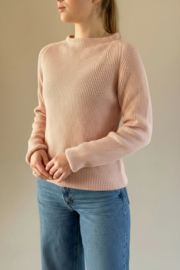 Emerald JURMO wollen trui met ronde hals - Light Rose