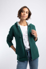 Weird Fish Chicoa Macaroni Vest - Forest Green