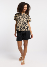 Ragwear Aurelin Print Blouse - Sand