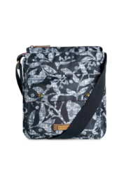 Weird Fish Kait Printed Nylon Cross Body Bag - Navy