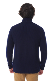 Mousqueton Saintjean wollen vest met knopen - Marine