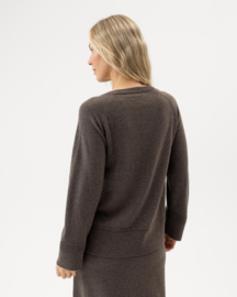 Holebrook Renata Raglan Trui - Dark Taupe