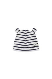 Mousqueton Dizolo-B babymuts - ecru/marine