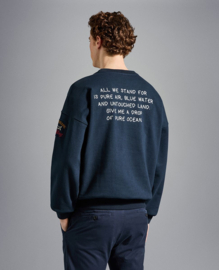 Paul & Shark Re-Cotton Sweatshirt - Navy