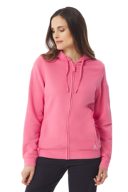 Mousqueton Traou Hoody Sweater met rits - Cyclamen