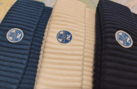 North Sails Beanie - Woolmix - Poseidon / White / Navy / Black