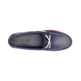 Wuzzos Whitaker Boat Shoe - Navy Blue