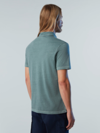 North Sails SS Polo with Logo - Military Green