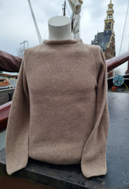 Emerald JURMO wool sweater round neck - Beige