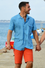 Mousqueton ERWANY chino short - Marine