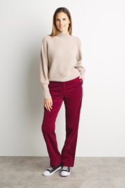 Mousqueton Guera corduroy broek - Brique