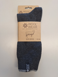 Woolwear wollen sokken 65% - Dark Grey