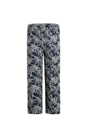 Weird Fish Tresco Lenzing EcoVero™ Cropped Trousers - Midnight