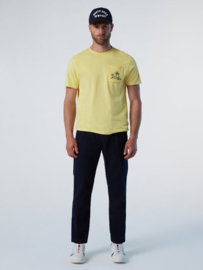 North Sails T Shirt Short Sleeve w/Pocket - Limelight