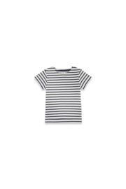 Mousqueton Batelou Kid Bicolor Shirt - Ecru/Marine