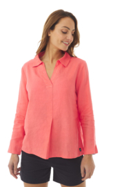 Mousqueton REZAL linnen blouse - Papaye