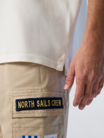 North Sails Polo shirt with pigment-dyed finish - Marshmallow