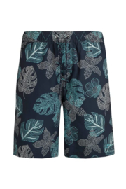 Weird Fish Marina Board Shorts - Navy