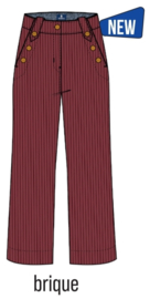 Mousqueton Guera corduroy broek - Brique