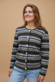 Emerald GRANO Jacquard Vest - Dark Green