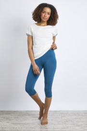 Weird Fish Blondie Cropped Legging - Majolica Blue SS22