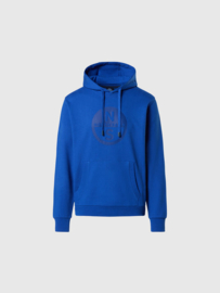 North Sails Basic Hooded Sweatshirt w/Logo - Beaucoup Blue