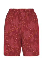 Weird Fish Sundance Eco Viscose Printed Shorts - Chilli Red