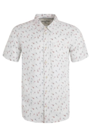 Weird Fish Keilor Short Sleeve Tencel™ Shirt - White