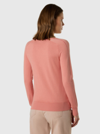 North Sails V-Neck Polo 14gg Knitwear - Coral Haze
