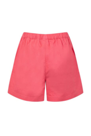 Weird Fish Jardin Cotton Twill Shorts - Flamingo