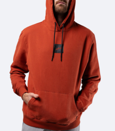 Zhik Mens Carbon Hoodie - Red Earth