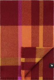 Apu Kuntur Alegro Karo Royal Alpaca Sjaal - rot/orange