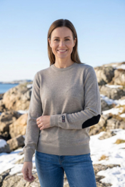 Woolwear 100% Merino Trui ronde hals - Antilope