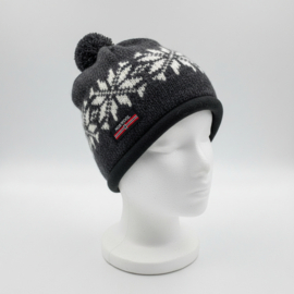Noorse Muts - Snowflake - Antracite/Ecru