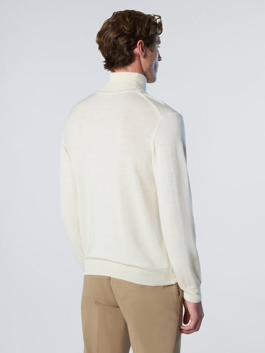 North Sails Turtle Neck 12gg Knitwear - Marshmellow