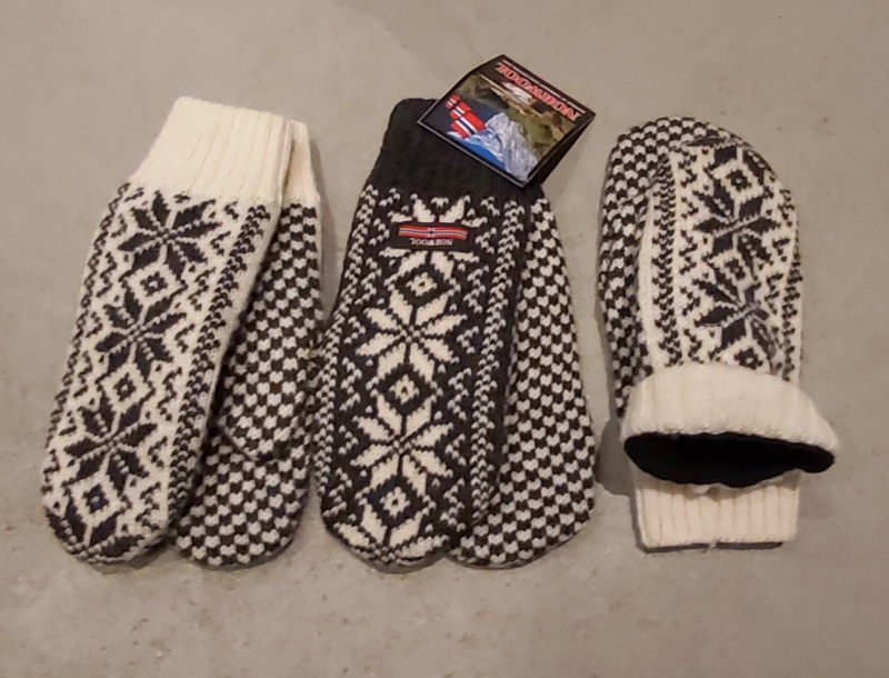 sneeuwman Wees steek Noorse Wollen wol wanten handschoenen Fleece voering