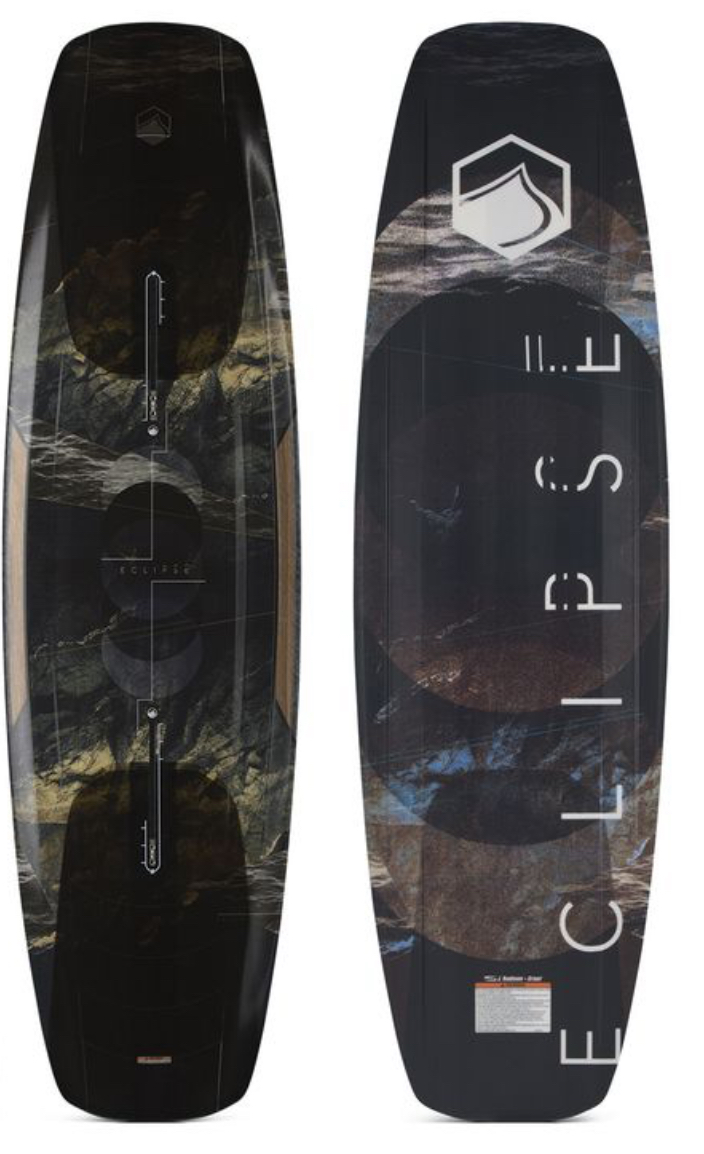 Liquid force eclipse in 151 cm gebruikt wakeboard met defecte flextrack