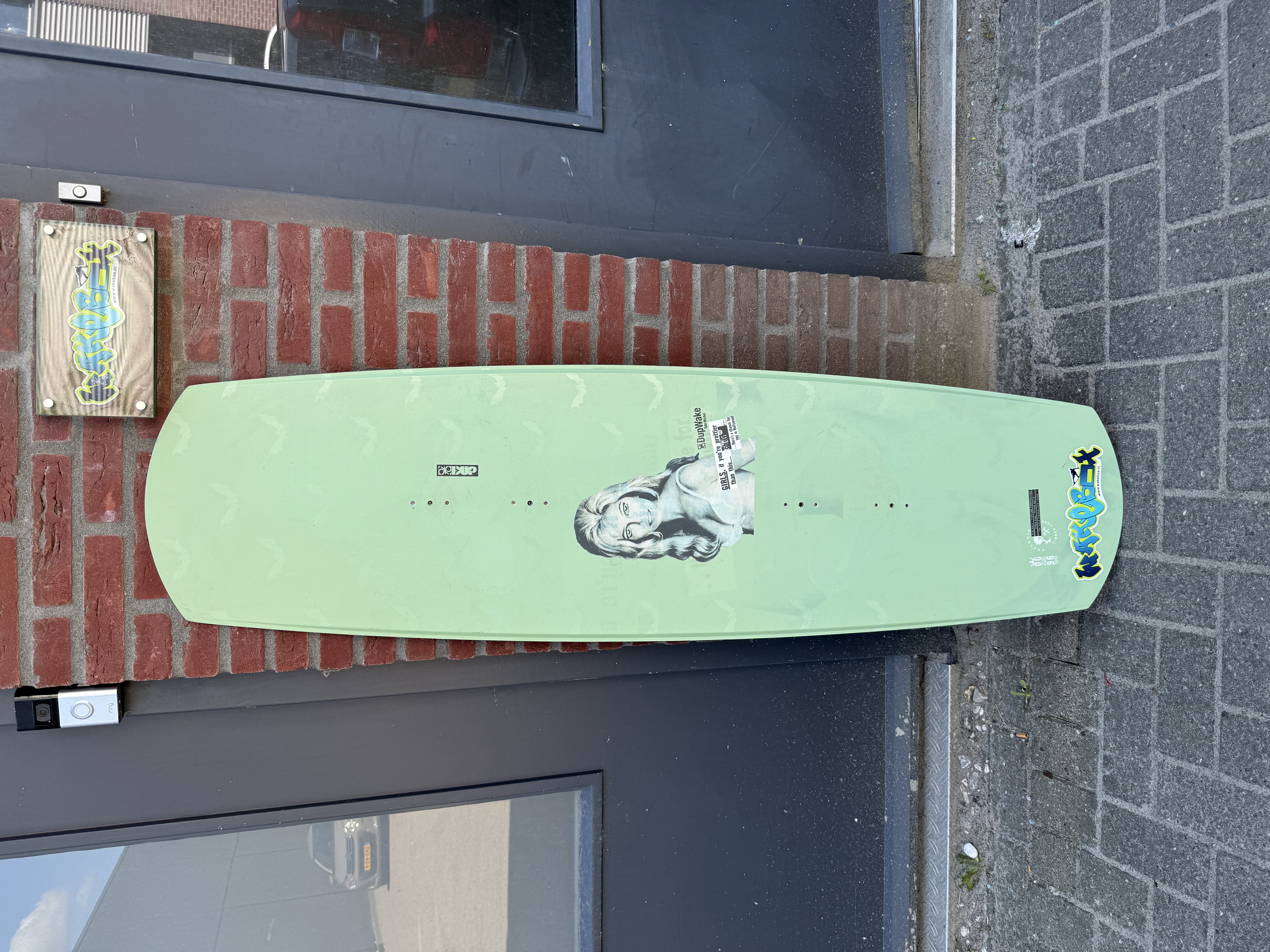 DUP Chil V 153 cm gebruikt cable wakeboard heel flex in goede staat