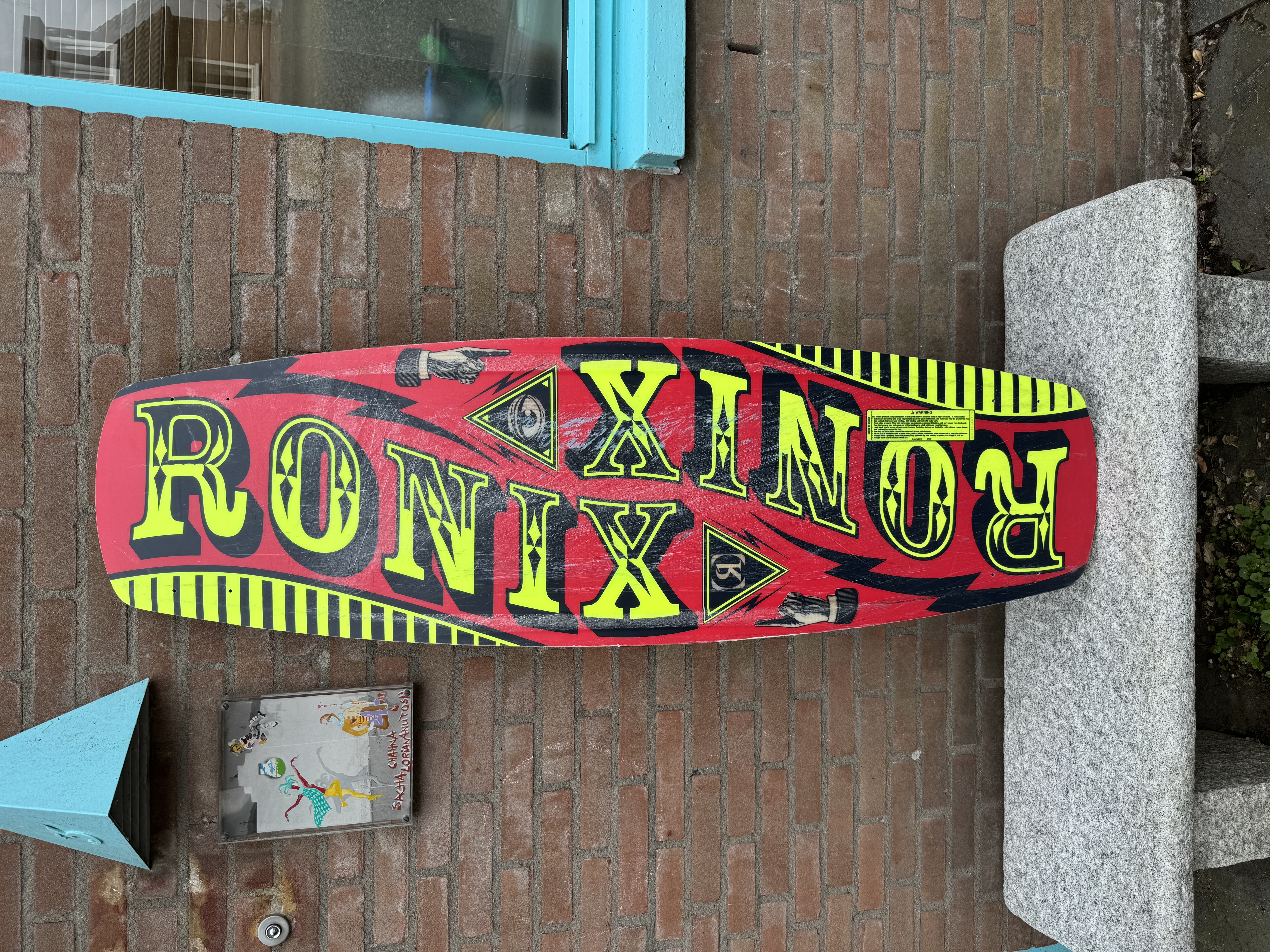Ronix  el Von videl Schnook met  grindbase 146 cm kabel wakeboard