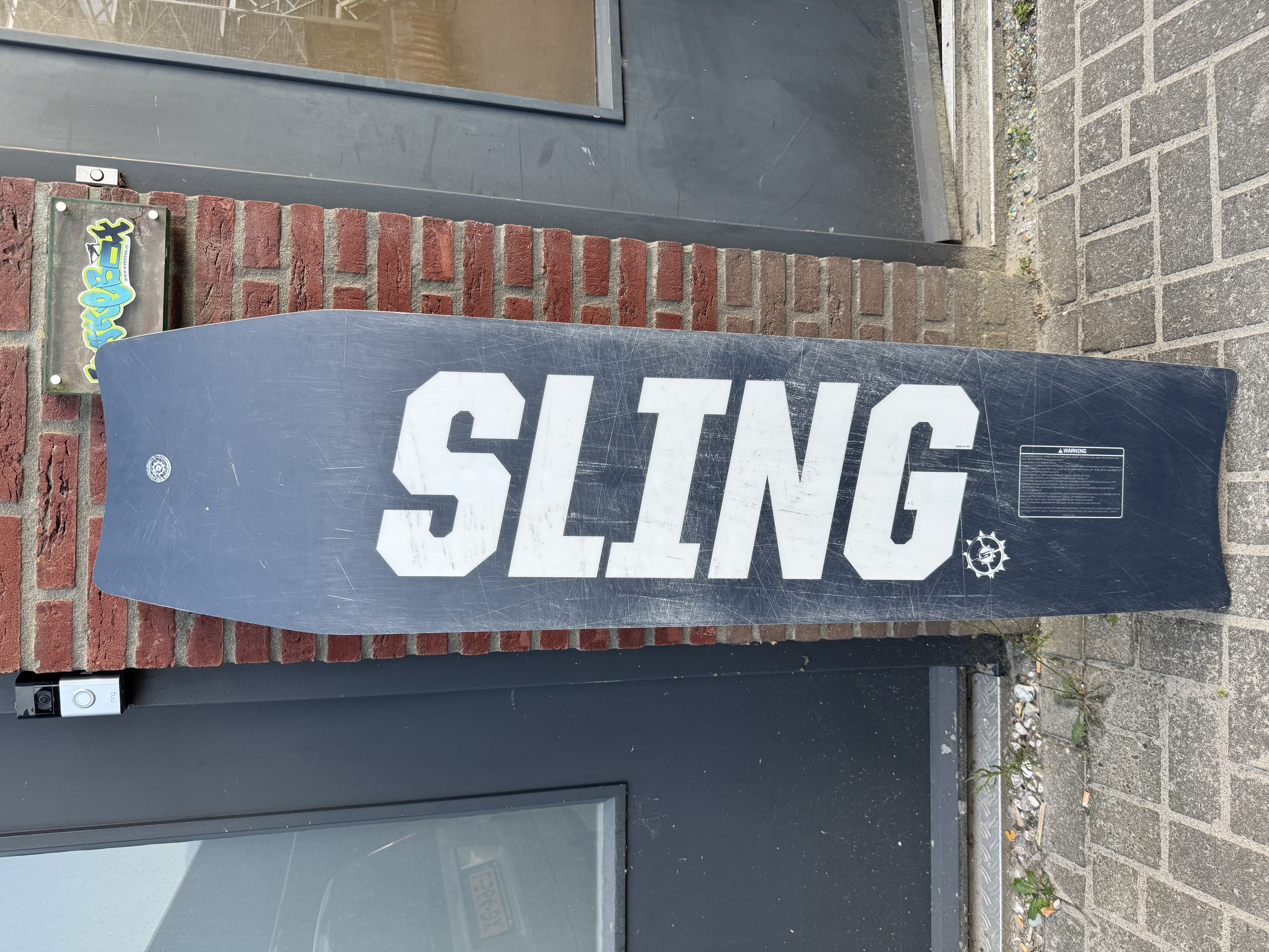 Slingshot spacemob 160 cm met slingshot rad binding 43-44  ​dichtte binding.