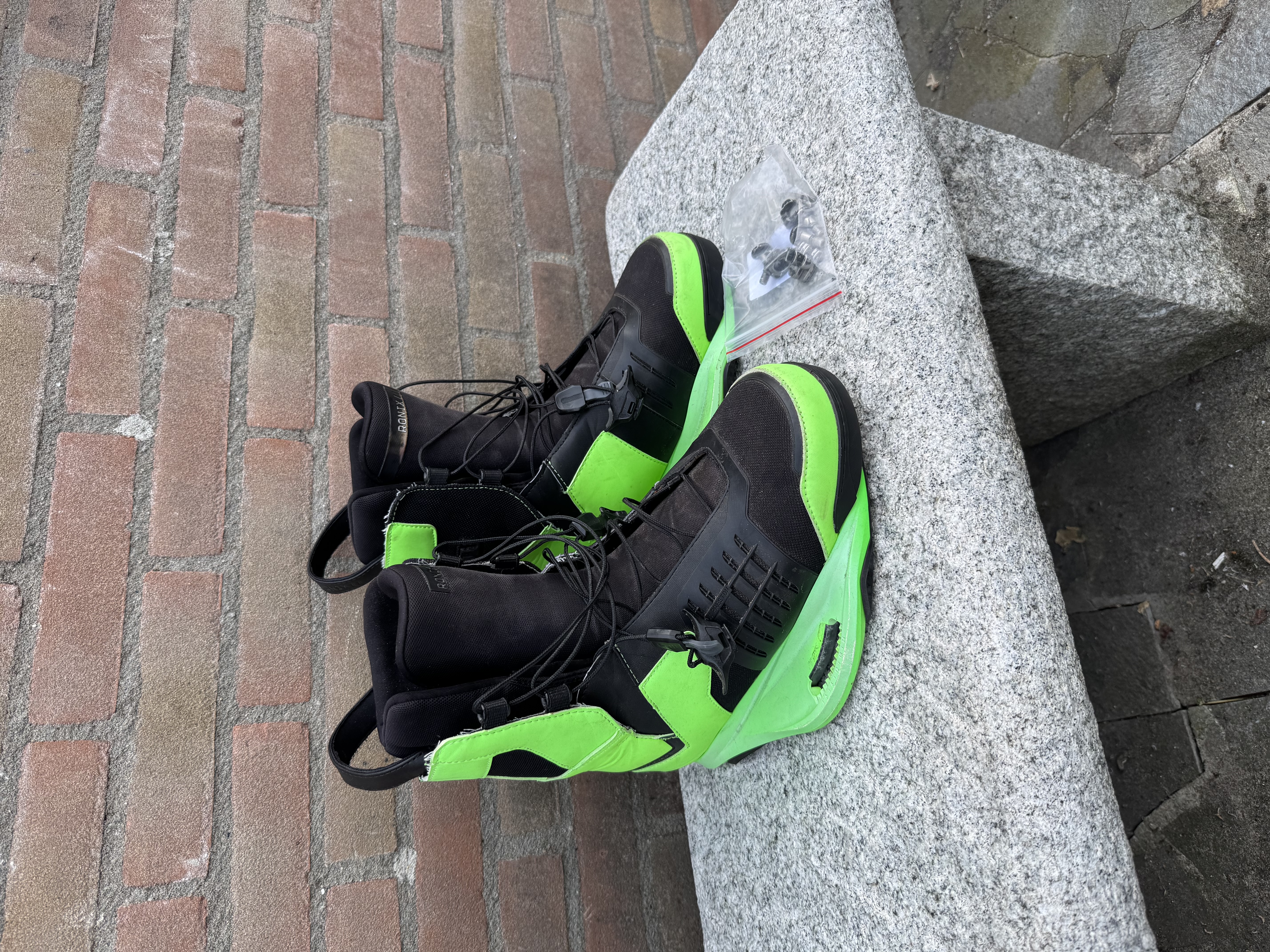 Ronix Preston dichte Wakeboard Boots zwart groen  maat 43 US 10