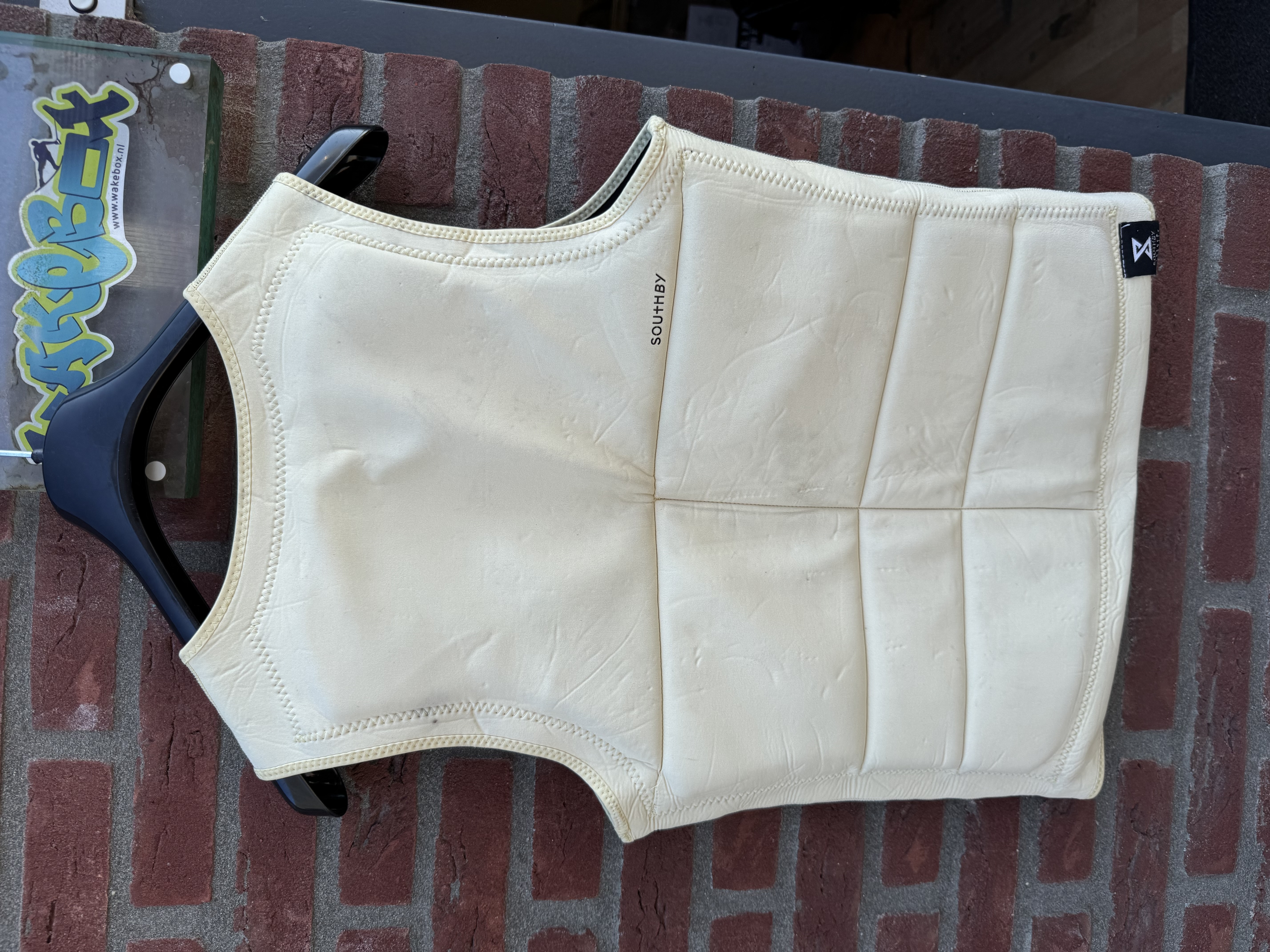 Southby kakhi crème off white impact vest maat L