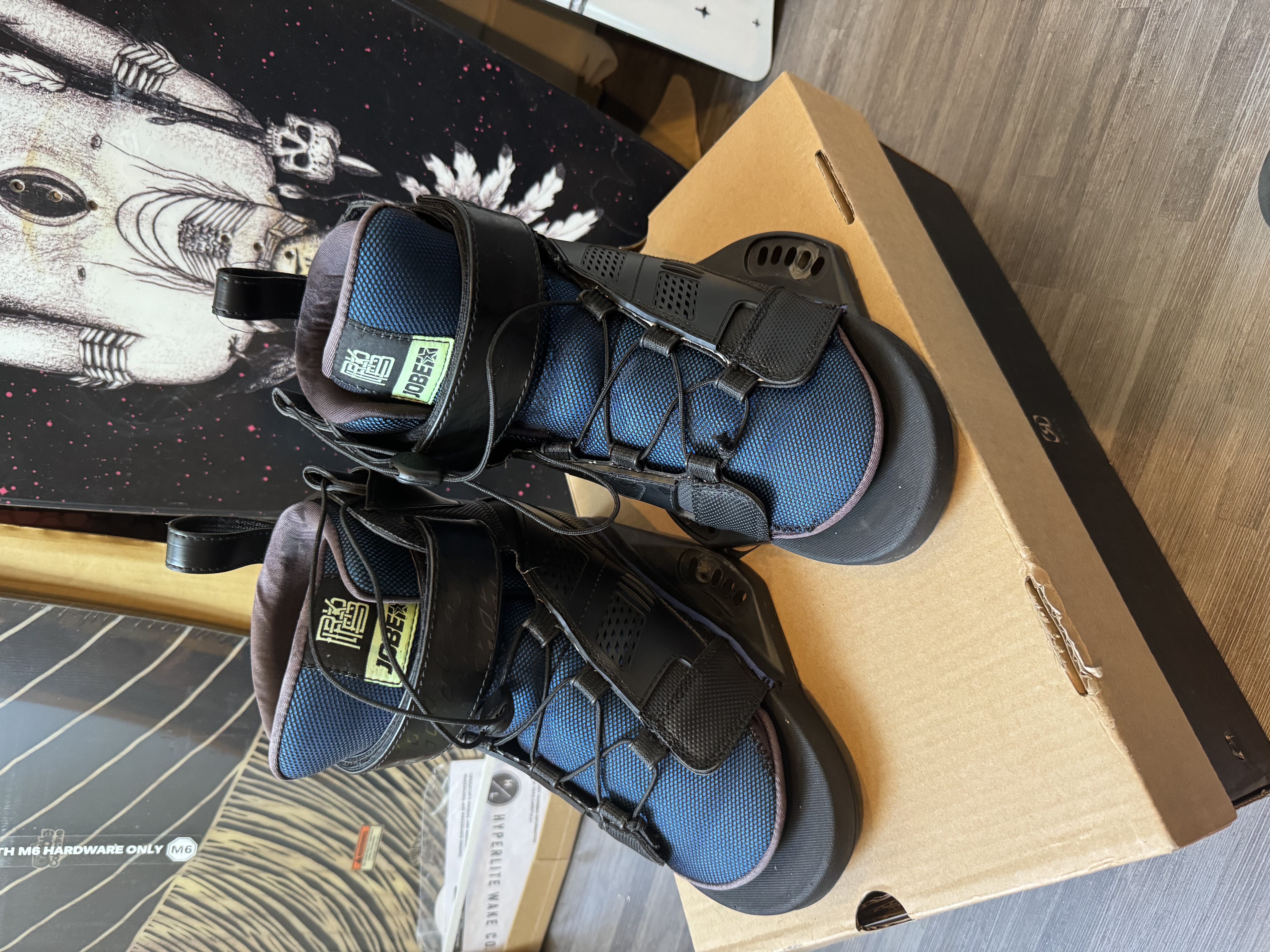 Jobe republik open binding maat 37 -42 gebruikt