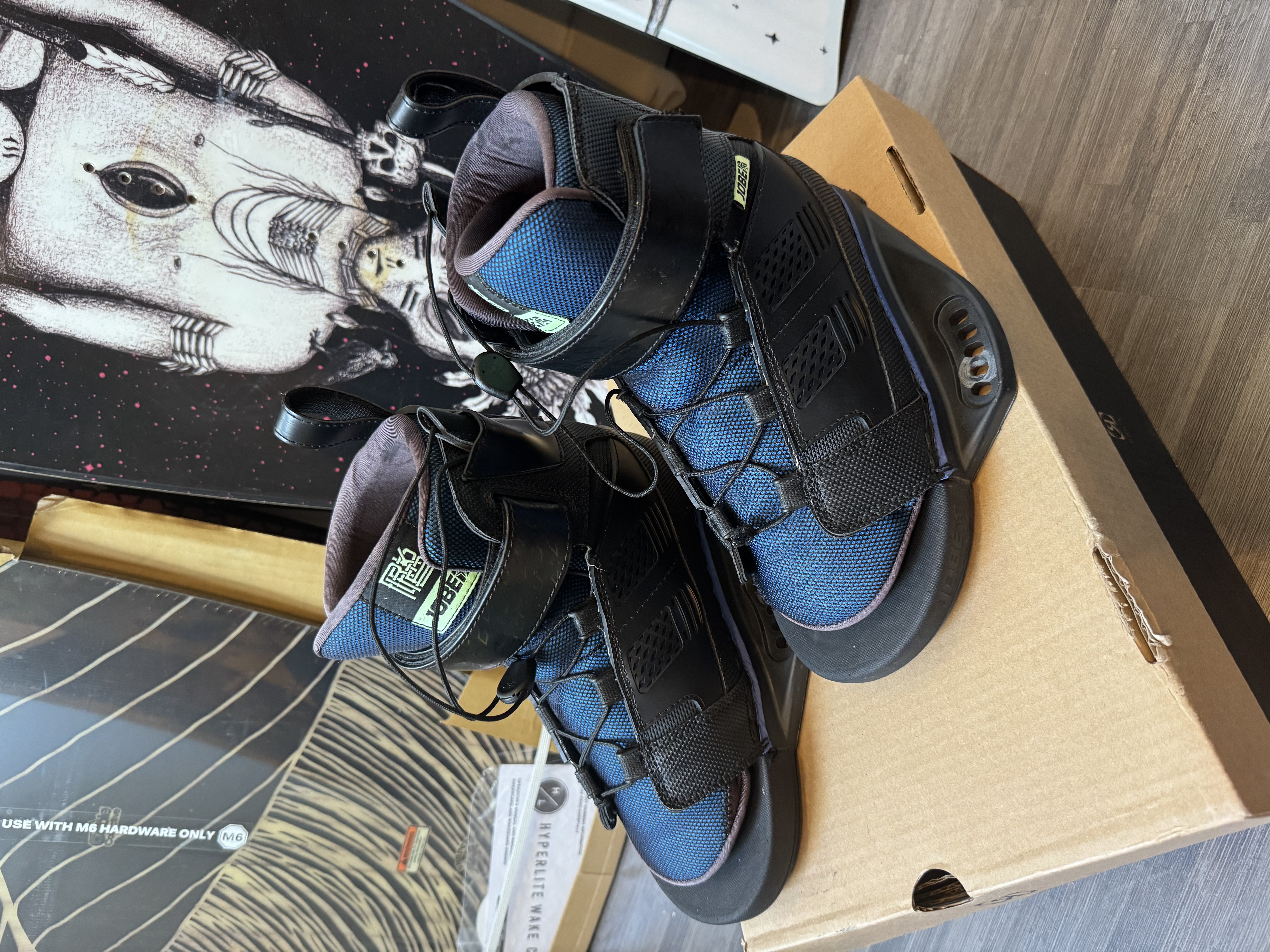 Jobe republik open binding maat 37 -42 gebruikt