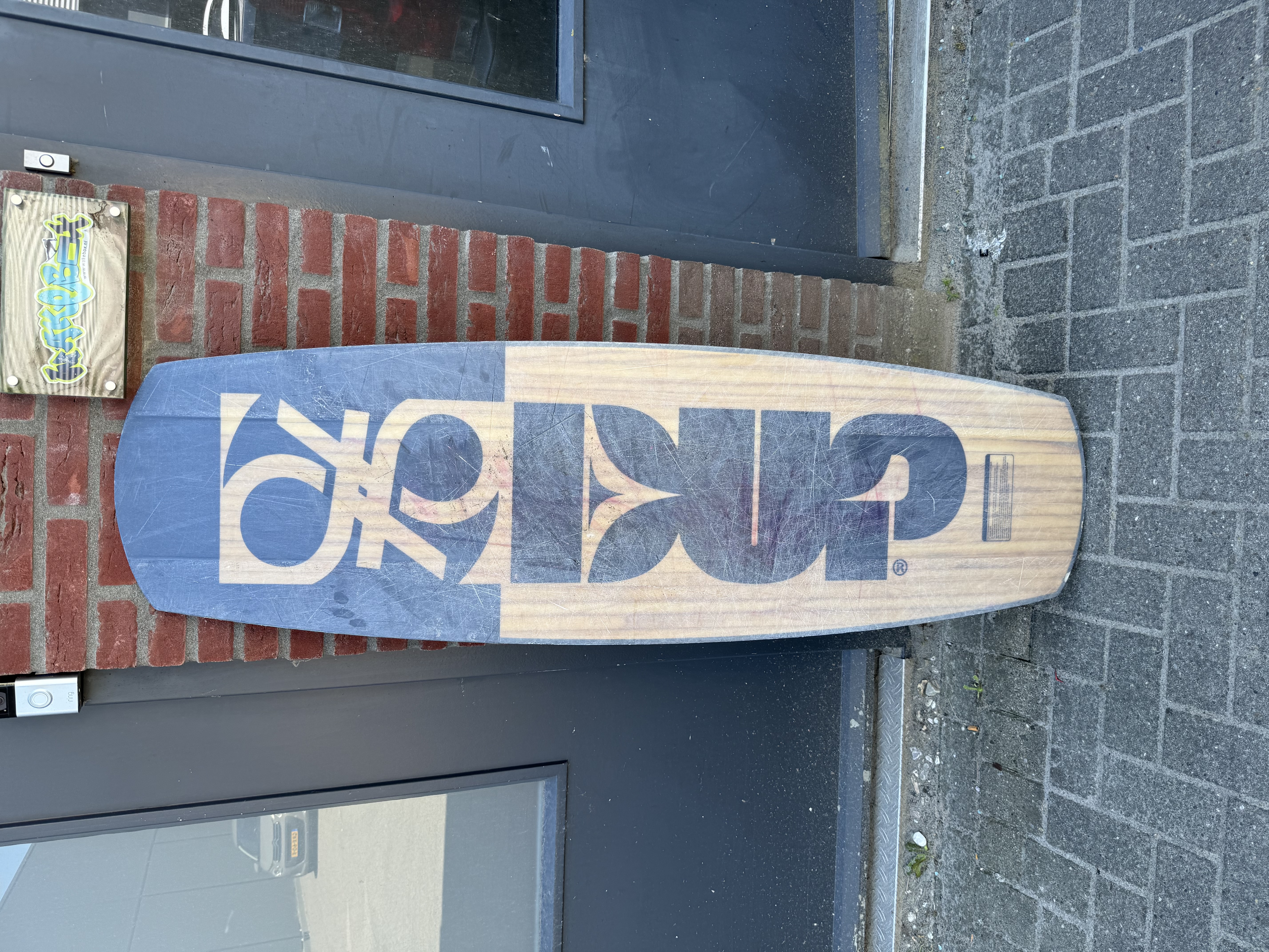 DUP Chil V 153 cm gebruikt cable wakeboard heel flex in goede staat