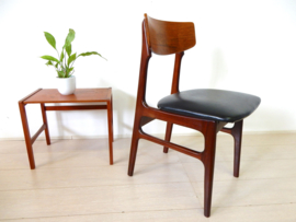 retro vintage stoel eetkamerstoel jaren 60 teak