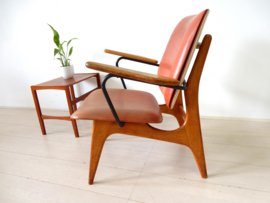 Vintage fauteuil Webe Louis van Teeffelen jaren 50