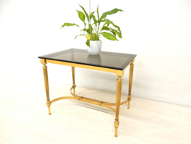 retro vintage bijzettafel hollywood regency goud klassiek