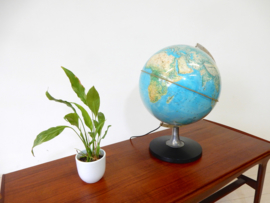 Vintage wereldbol globe lamp